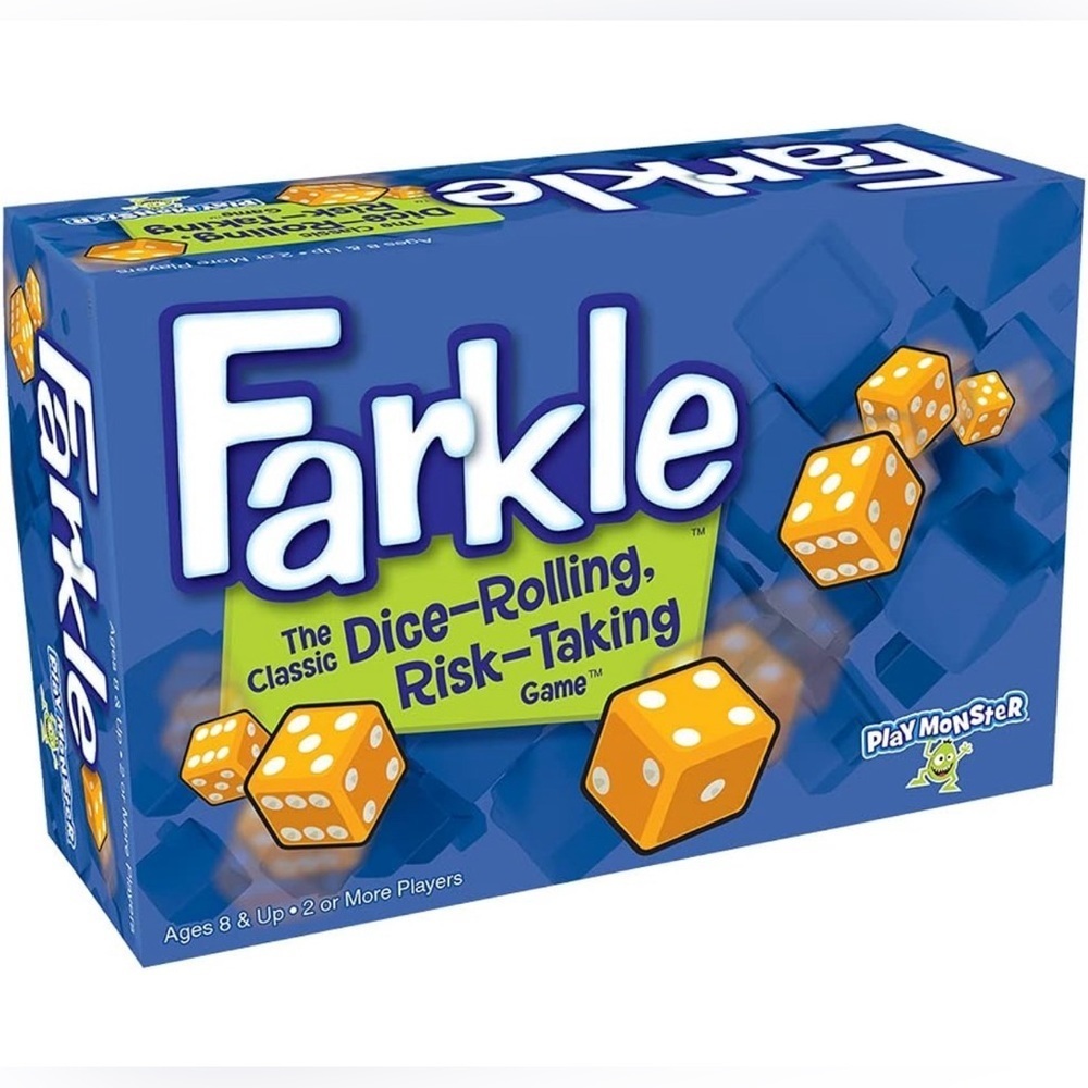 Farkle - Family Game Night Fun - Classic Dice-Rolling, Risk-Taking Game NWT